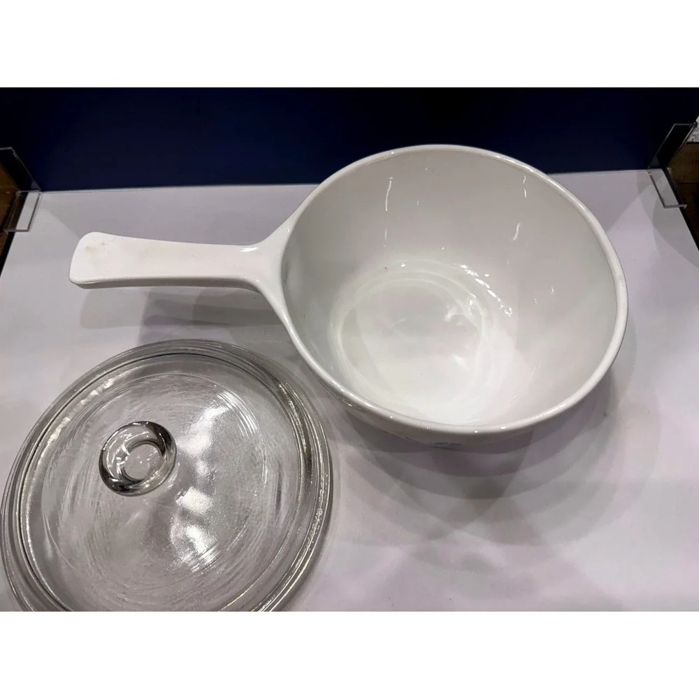 Vintage Corning Ware Blue Cornflower Saucepan Set P-81-B 1 Pint & P-82-B 1½ Pint